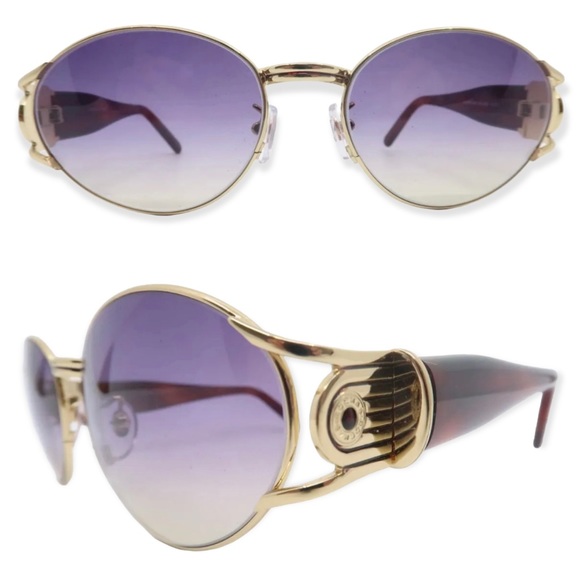 Vintage Rochas Paris Thick Glam Sunglasses, Mod 9050, Made in Italy, Unisex - Picture 2 of 4